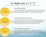 La règle des 3/3/3 : période d'ajustement pour un chien. 3 jours pour décompresser, 3 semaines pour apprendre la routine, 3 mois pour se sentir à la maison.